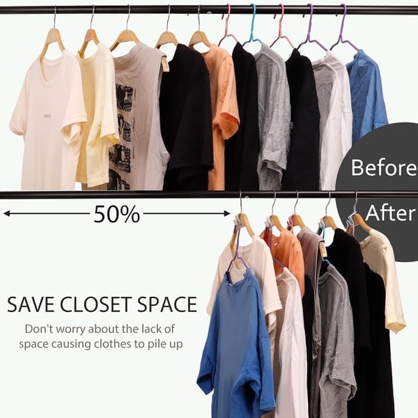 🔥Last Day 49% OFF-Space-Saving Clothes Hanger Connector Hooks