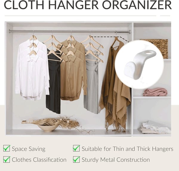 🔥Last Day 49% OFF-Space-Saving Clothes Hanger Connector Hooks