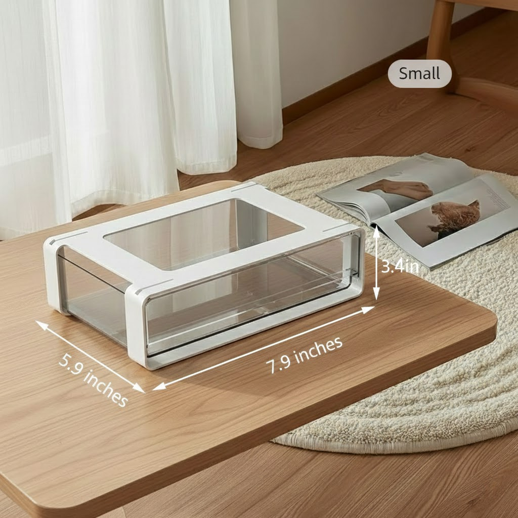 Hidden Under-Desk Drawer Organizer