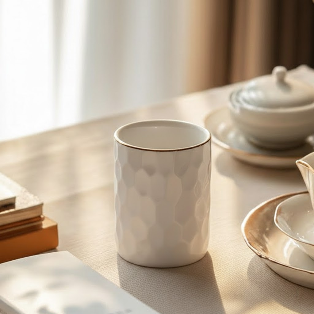 Nordic Minimalist Ceramic Pen Holder