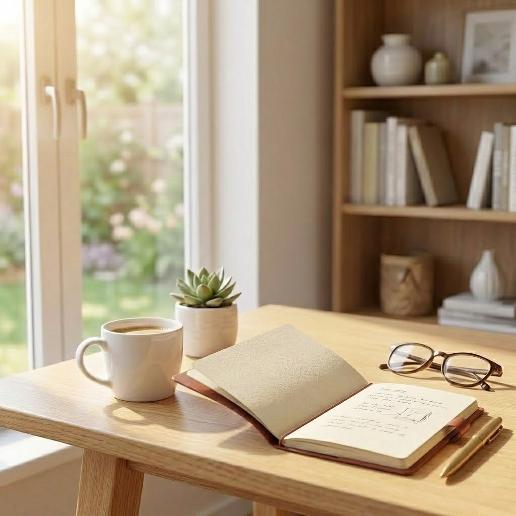 Retro A6 Business Notebook