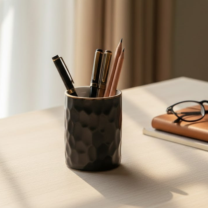 Nordic Minimalist Ceramic Pen Holder