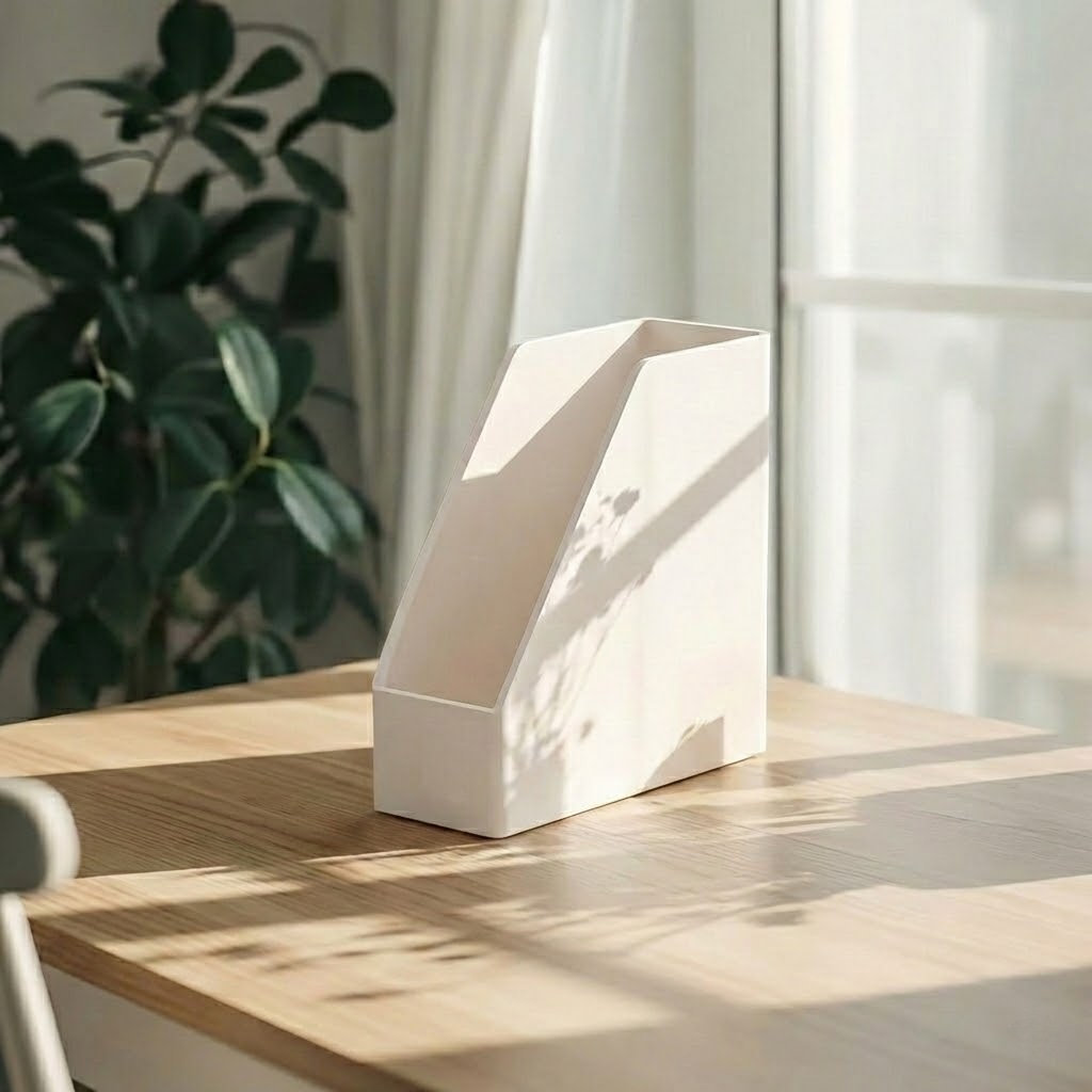 Vertical Desktop Book and File Organizer